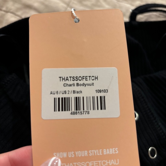 THATSSOFETCH BODYSUIT NEW WITH TAGS - Picture 3 of 4